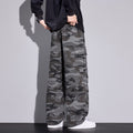 TJ Luxe Men’s Urban Camo Cargo Pants – Relaxed Fit Wide-Leg Streetwear Trousers