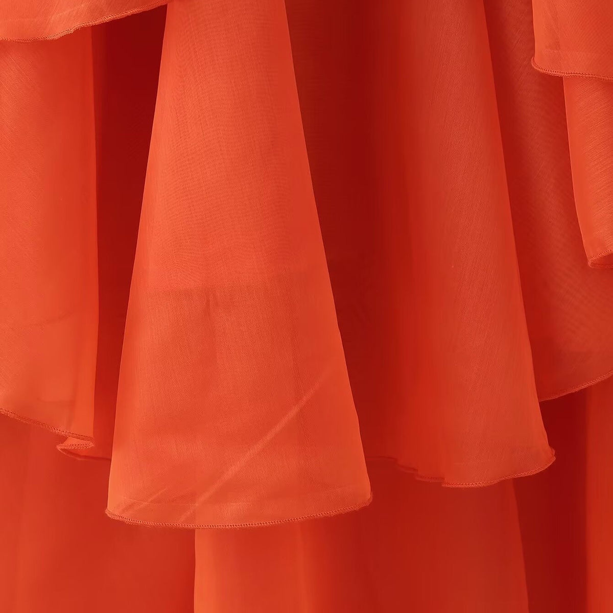 TJ Luxe Sunset Ruffle Halter Maxi Dress