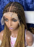 Luxury Blonde Micro Braided Lace Wig