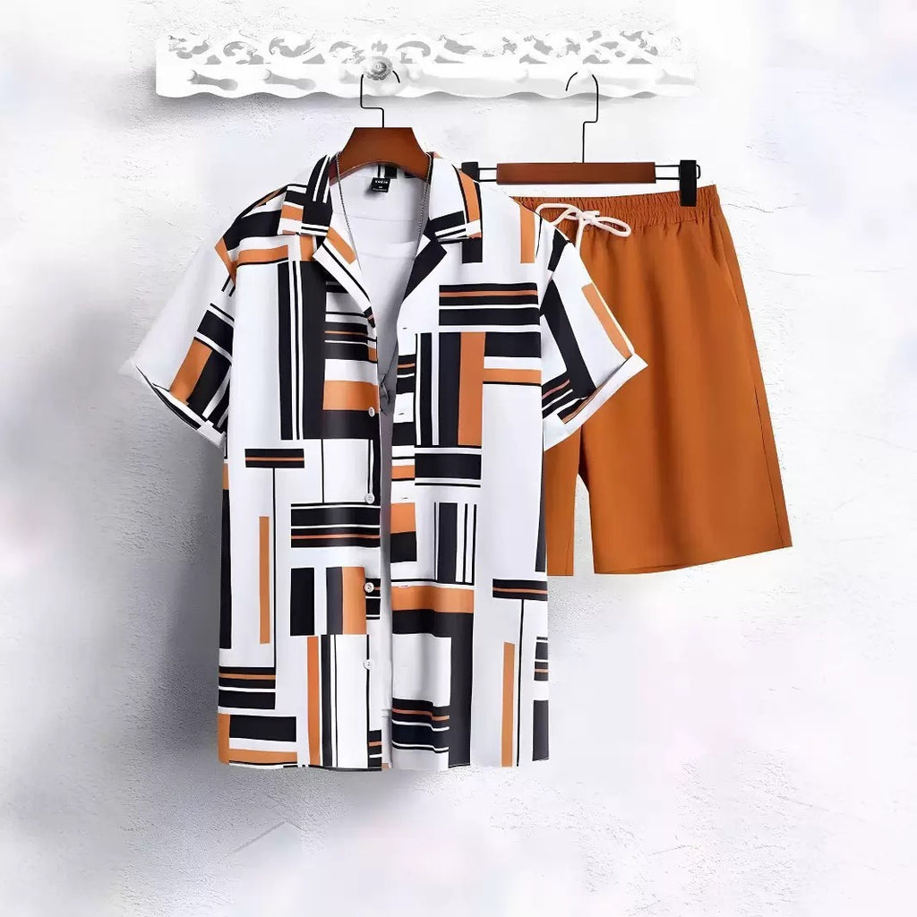 Short sleeve trendy 3D printed