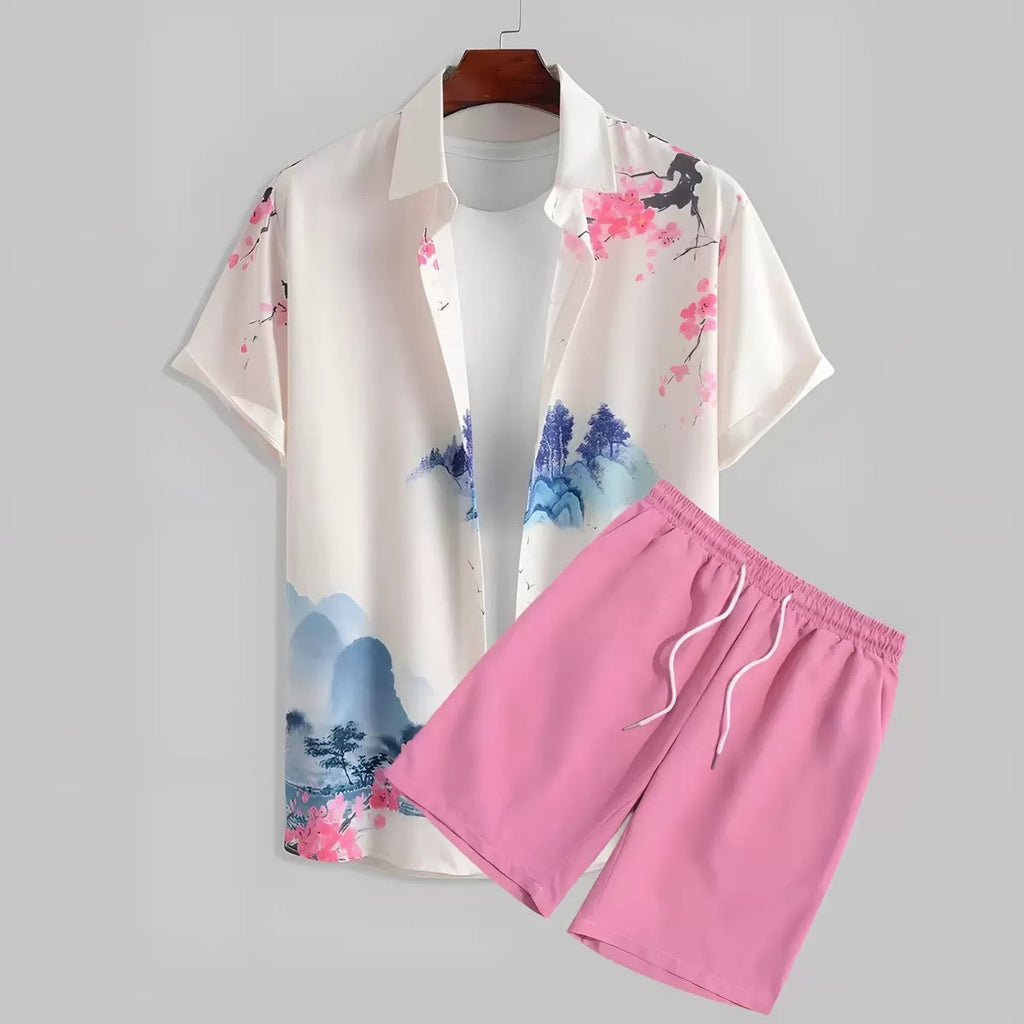 Short sleeve trendy 3D printed