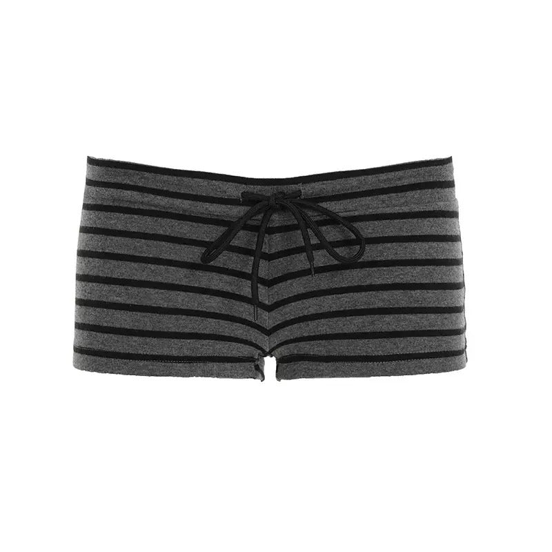 Women’s Striped Off-Shoulder Lounge Set