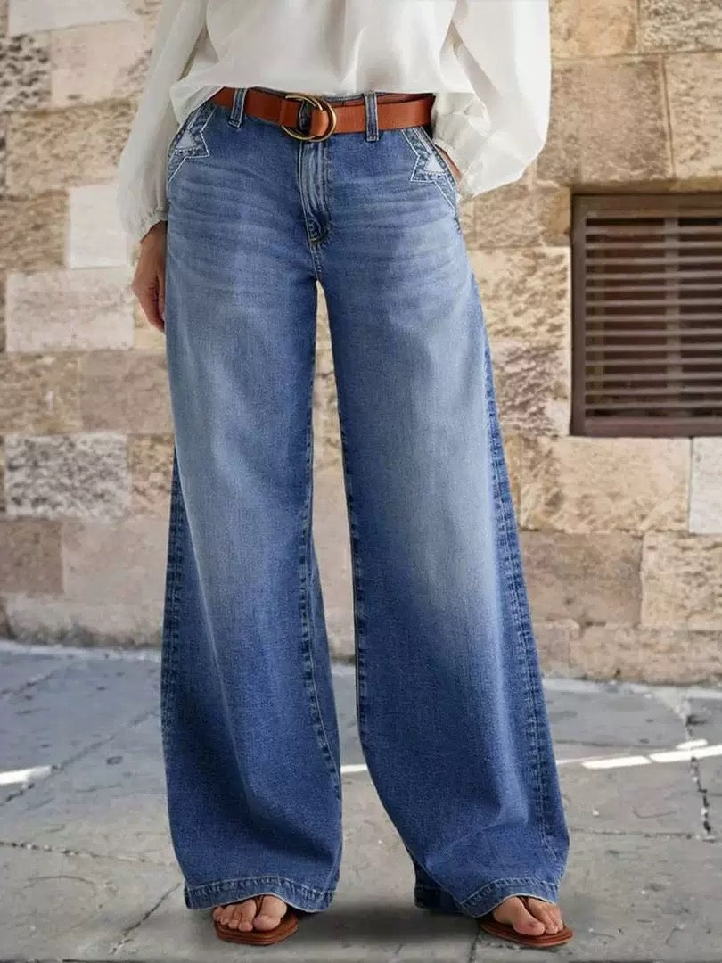 Women’s High-Waisted Wide-Leg Jeans