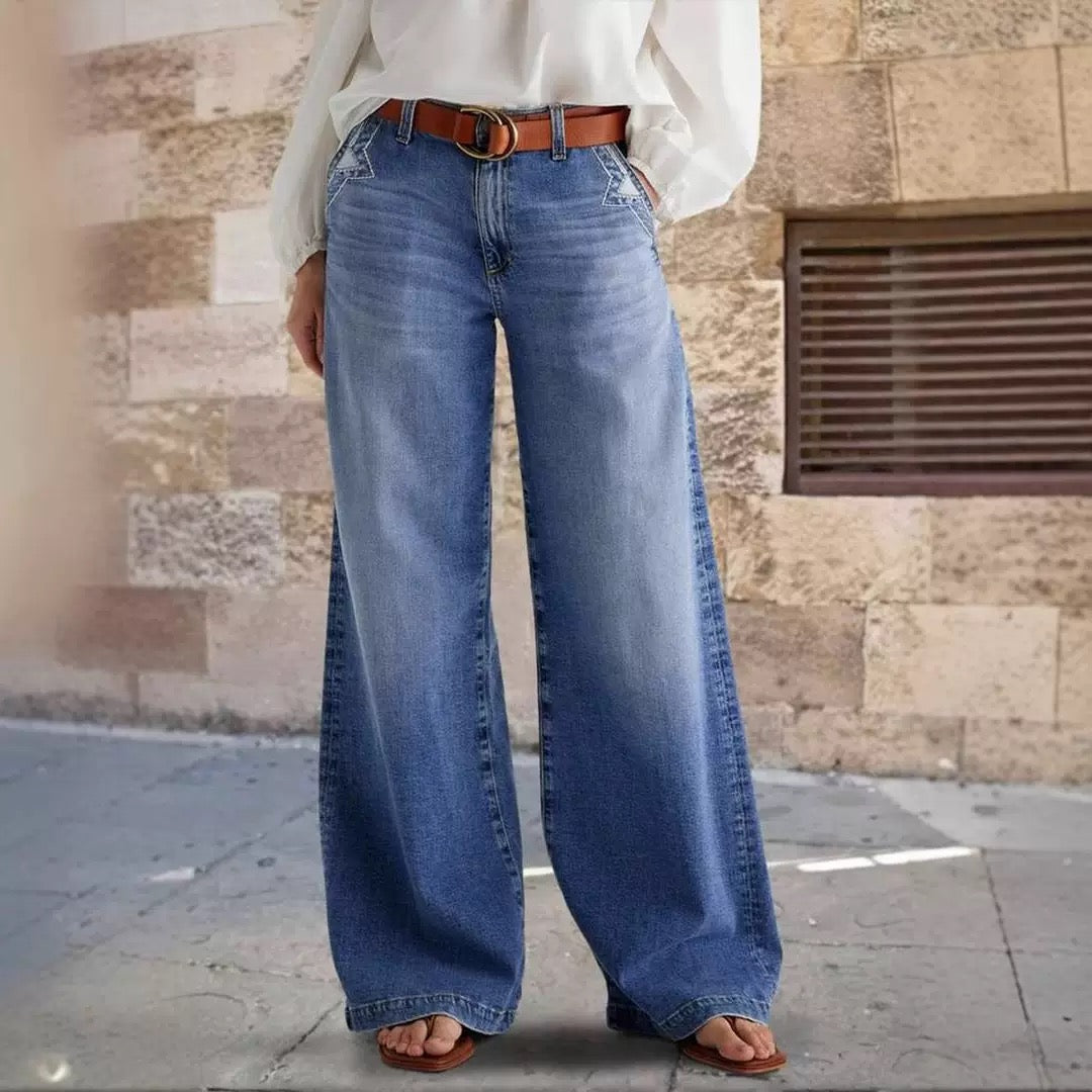 Women’s High-Waisted Wide-Leg Jeans