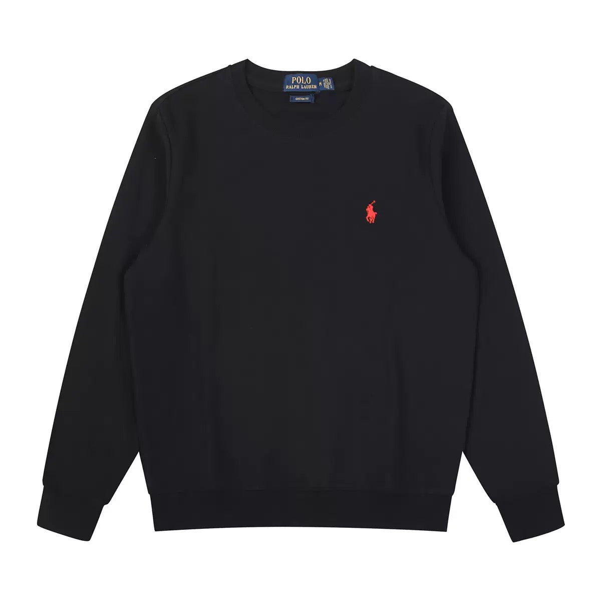TJ Luxe Men’s Premium Classic Crewneck Sweatshirt – Navy