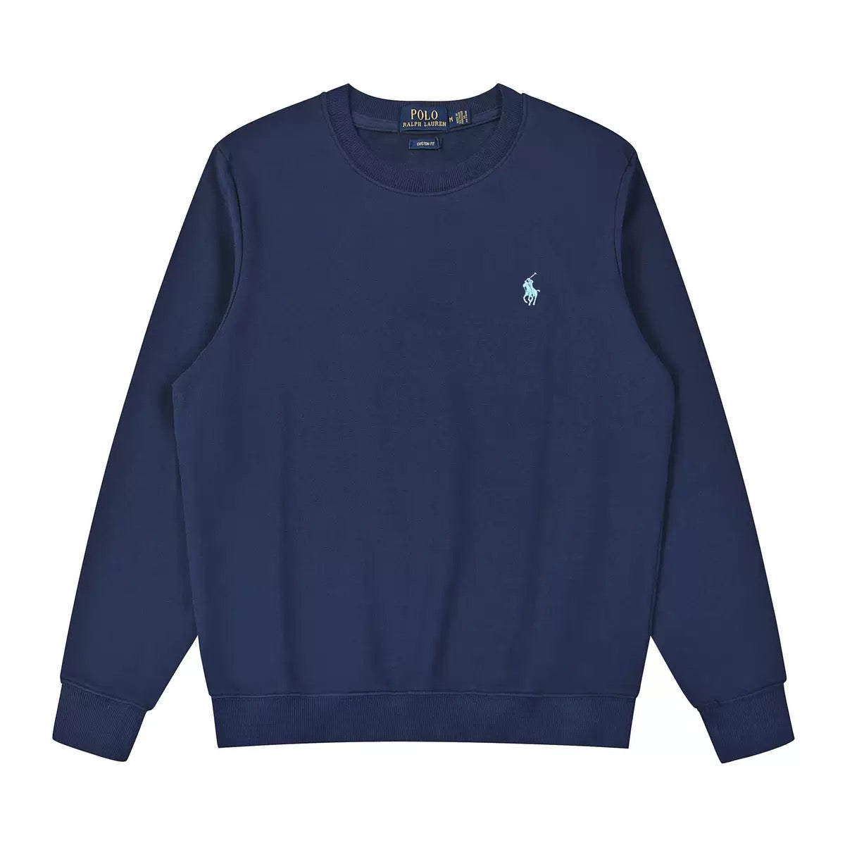 TJ Luxe Men’s Premium Classic Crewneck Sweatshirt – Navy